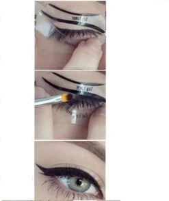 GEAR 3000® Eyeliner Stempel - Stamp - Stencil - Wing - Sjabloon - Smokey Eyes - Herbruikbaar 2 Stuks -Modecosmetica Winkel 1009x1200 5