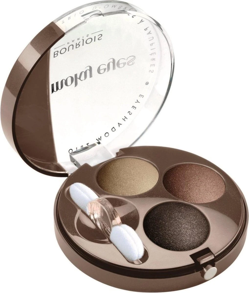 Bourjois Trio Smoky Eyes Oogschaduw - 13 Brun Wood 3 Bourjois Trio Smoky Eyes Oogschaduw - 13 Brun Wood