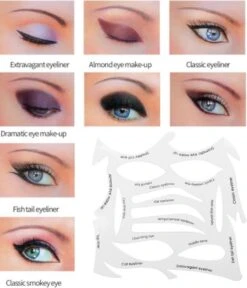 GEAR 3000® Eyeliner - Wenkbrauw - Stempel - Stamp - Stencil - Wing - Sjabloon - Herbruikbaar