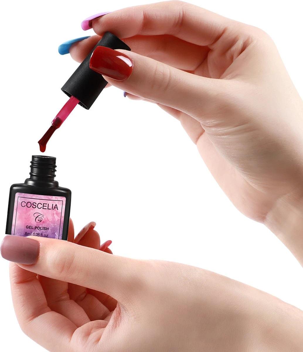 Gellak Starterspakket - 40 Kleuren - Basecoat - Topcoat - Gellak - Gellakset - Nagelset - Gelnagels - Nagellak - Gelnagel Kit - UV Lamp 36W - LED - Manicure Set - 40 Kleuren Gel Polish - Nail Art - Nagellamp - Nageldroger 10 Gellak Starterspakket - 40 Kleuren - Basecoat - Topcoat - Gellak - Gellakset - Nagelset - Gelnagels - Nagellak - Gelnagel Kit - UV Lamp 36W - LED - Manicure Set - 40 Kleuren Gel Polish - Nail Art - Nagellamp - Nageldroger - Image 8