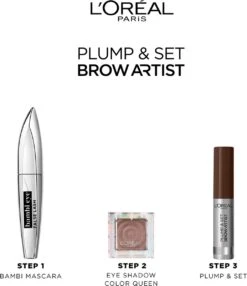 L’Oréal Paris Brow Artist Plumper Wenkbrauwmascara - 04 Dark Brunett -Modecosmetica Winkel 1036x1200 10