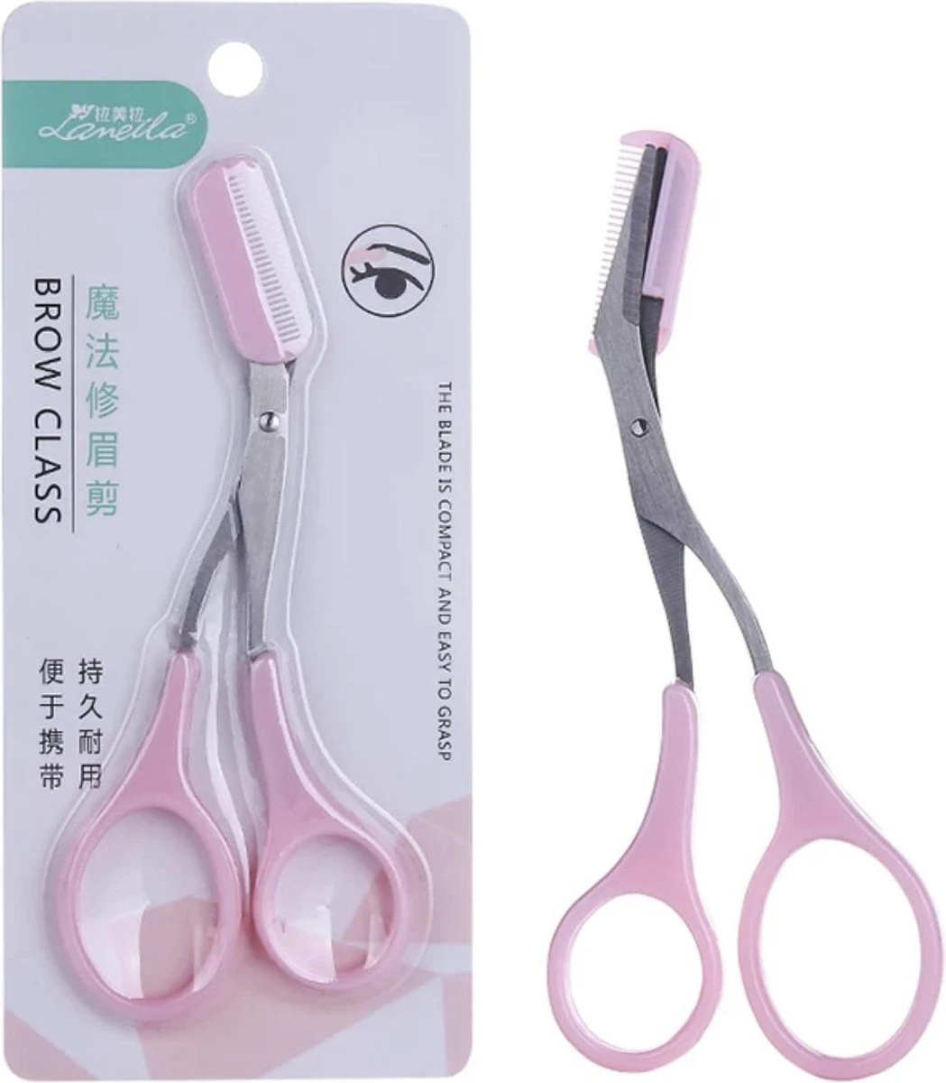 Without Lemons | Wenkbrauwschaar | Wenkbrauw Trimmer | Browshaper | BeautyTool | Gezichts Schaar | Dames| Ontharing | Design | Roze 5 Without Lemons | Wenkbrauwschaar | Wenkbrauw Trimmer | Browshaper | BeautyTool | Gezichts Schaar | Dames| Ontharing | Design | Roze - Image 3