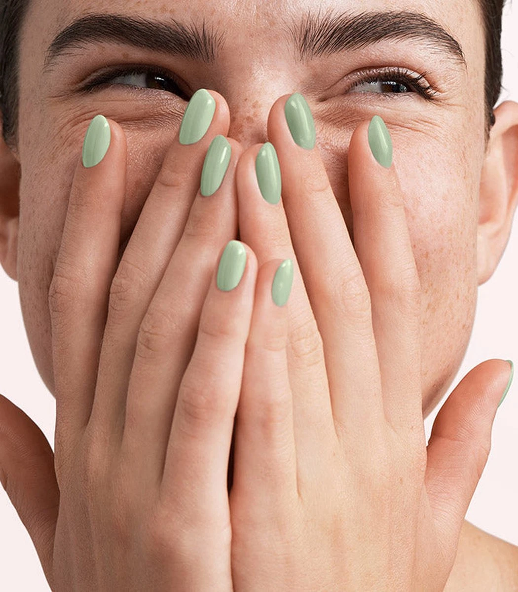 Pink Gellac - Gentle Jade - Gellak - Vegan - Groen - Satijnen Finish - 15 Ml 4 Pink Gellac - Gentle Jade - Gellak - Vegan - Groen - Satijnen Finish - 15 Ml - Image 2