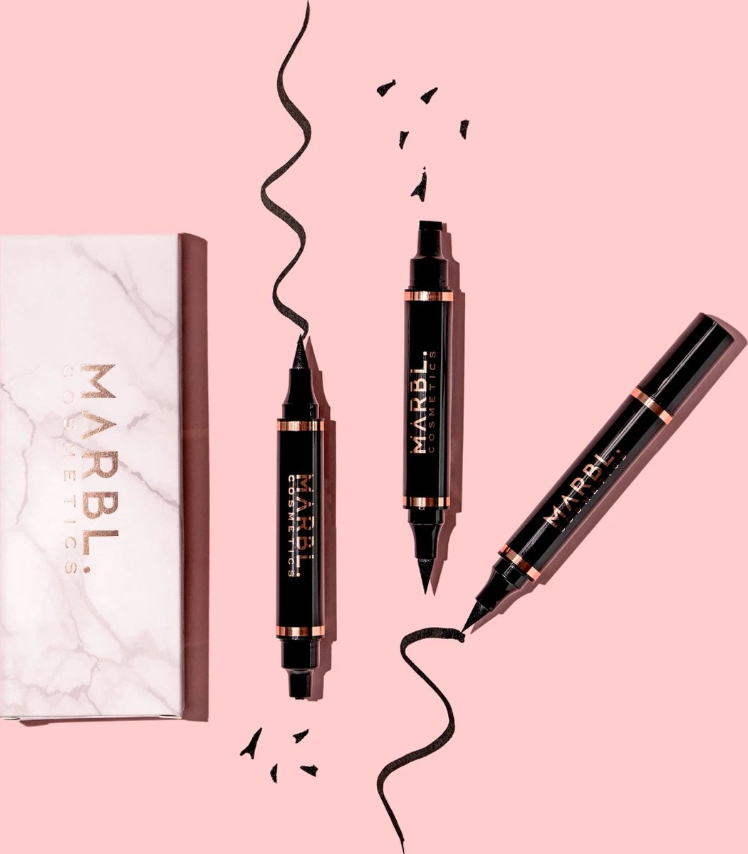 MARBL. Cosmetics - Easy Wing - Eyeliner Stempel - 8mm - Waterproof - Vlekproof - Vegan - Dierproefvrij 10 MARBL. Cosmetics - Easy Wing - Eyeliner Stempel - 8mm - Waterproof - Vlekproof - Vegan - Dierproefvrij - Image 8