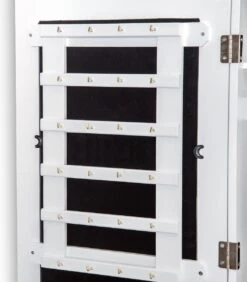 HOMCOM 2-in-1 Sieradenkast Wandspiegel Spiegelkast Sieraden Ladekast Spiegel 833-102WT 15 HOMCOM 2-in-1 Sieradenkast Wandspiegel Spiegelkast Sieraden Ladekast Spiegel 833-102WT -Modecosmetica Winkel 1051x1200 9