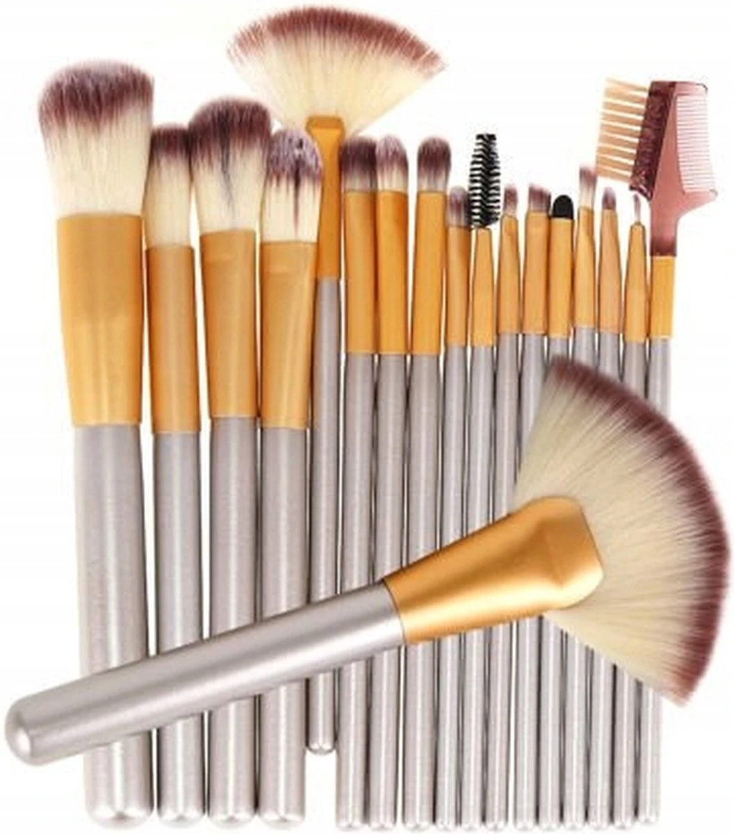 Professionele 18-Delige Make-Up Kwastenset - Cosmetica Visagie Makeup Kwasten Set - Mascara/Oogschaduw/Concealer/Foundation/Blush/Eyeliner/Highlighter/Poederkwast Beauty Brush - Countourkwast Make Up Brushes Borstels Penselen - Met Luxe Opberg Etui 8 Professionele 18-Delige Make-Up Kwastenset - Cosmetica Visagie Makeup Kwasten Set - Mascara/Oogschaduw/Concealer/Foundation/Blush/Eyeliner/Highlighter/Poederkwast Beauty Brush - Countourkwast Make Up Brushes Borstels Penselen - Met Luxe Opberg Etui - Image 6