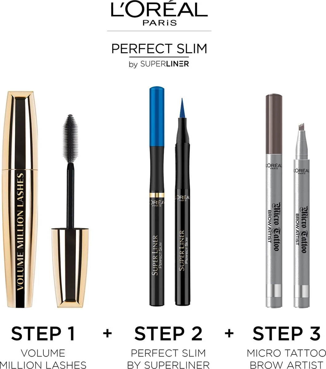 L’Oréal Paris Superliner Perfect Slim Eyeliner - Blauw 7 L’Oréal Paris Superliner Perfect Slim Eyeliner - Blauw - Image 5
