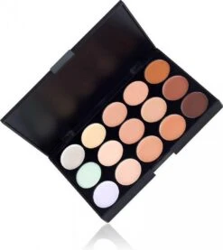 Evvie Contouring Set/ Concealer Palette Met 10-delige Kabuki Kwasten Set 17 Evvie Contouring Set/ Concealer Palette Met 10-delige Kabuki Kwasten Set -Modecosmetica Winkel 1069x1200 3