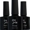 Miss Jules® Base & Top Coat & Primer 24 Ml - Gellak - Goede Aanhechting - Blijvend Glanzende Nagels -Modecosmetica Winkel 1089x1200
