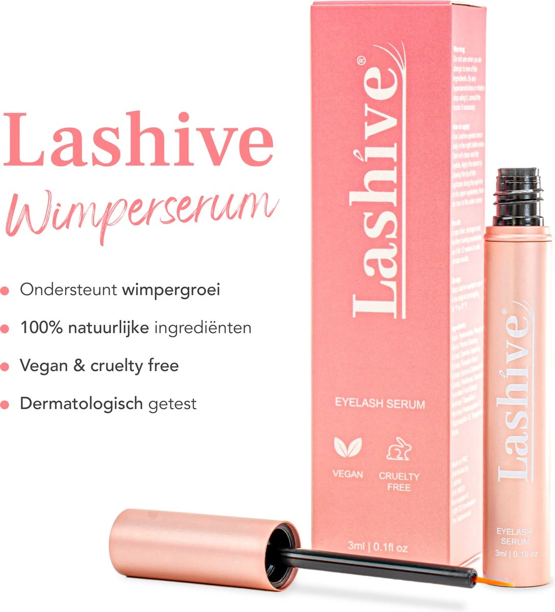 Lashive Wimperserum - Wimper Groeiserum - 3 Ml - Wenkbrauw Serum - Lash Lift Kit - Lashserum 4 Lashive Wimperserum - Wimper Groeiserum - 3 Ml - Wenkbrauw Serum - Lash Lift Kit - Lashserum - Image 2