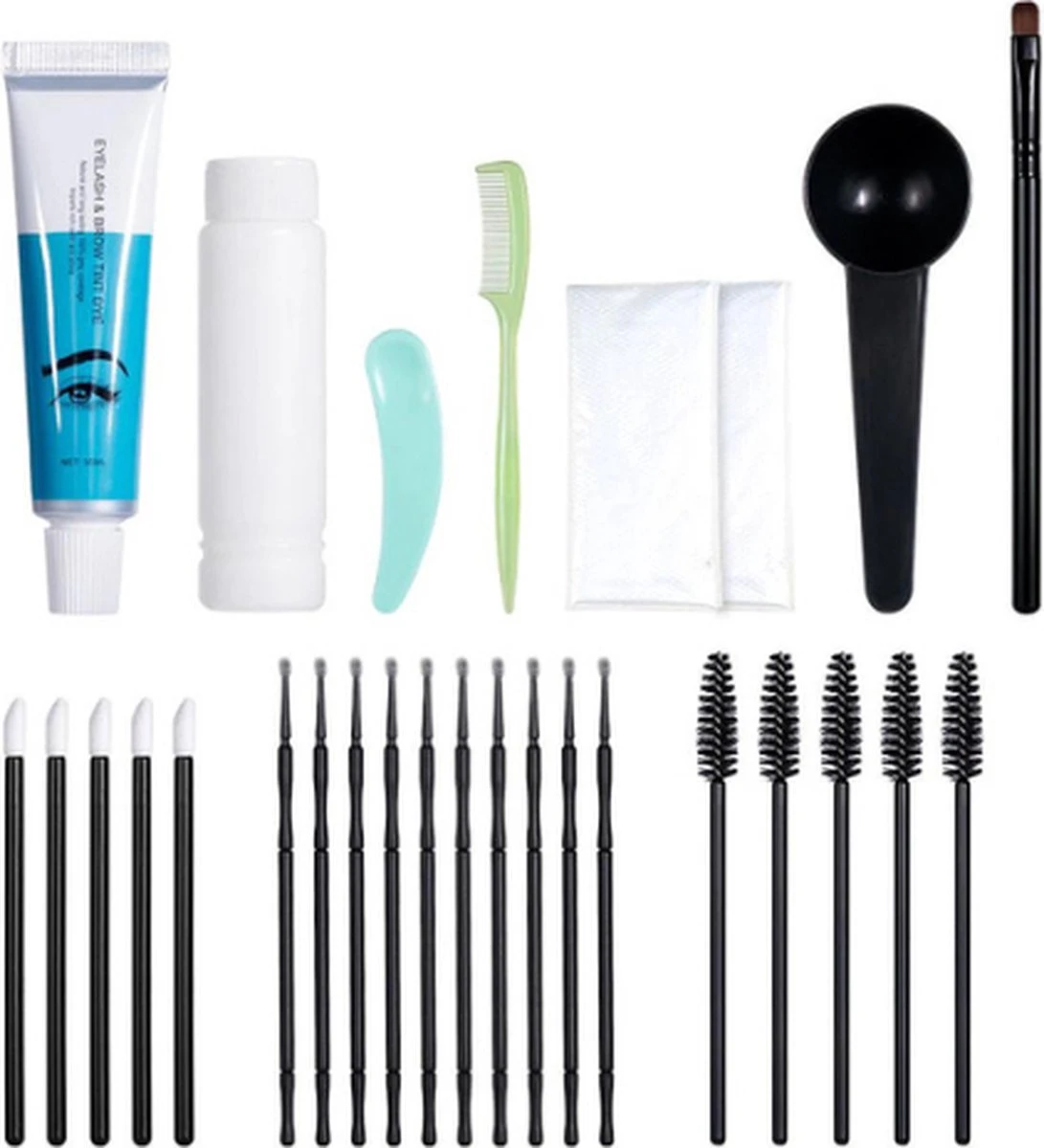 2 In 1 - Henna Wenkbrauwverf En Wimperverf - Zwart - Henna Brows - DIY Henna Brows Kit - Starterspakket Met Vele Extra's - 30 Ml 10 2 In 1 - Henna Wenkbrauwverf En Wimperverf - Zwart - Henna Brows - DIY Henna Brows Kit - Starterspakket Met Vele Extra's - 30 Ml - Image 8