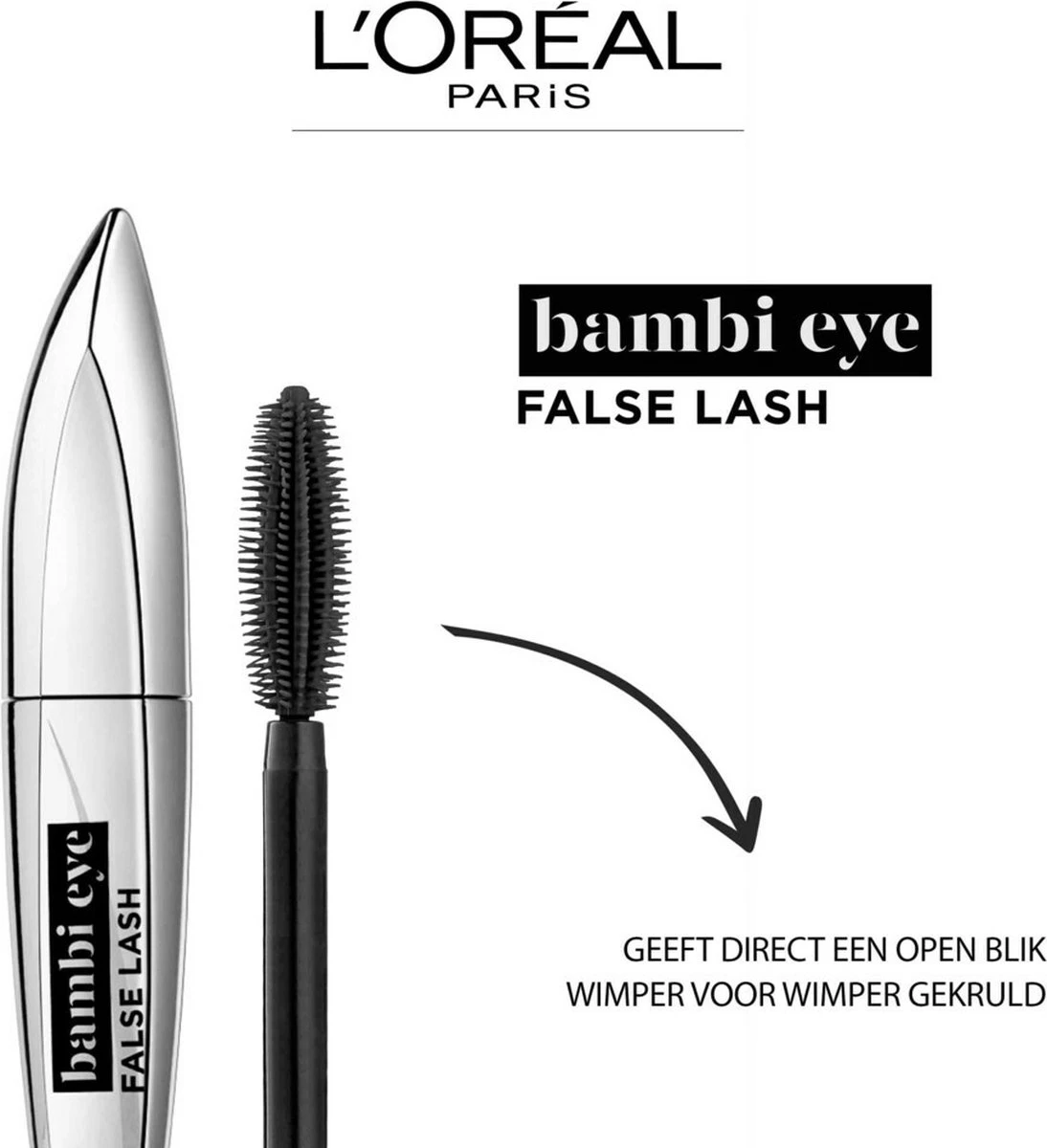 L’Oréal Paris Bambi Eye By False Lash Mascara - Zwart 8 L’Oréal Paris Bambi Eye By False Lash Mascara - Zwart - Image 6