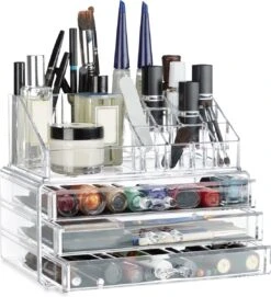 Relaxdays Make-up Organizer Klein - Stapelbaar - Sieradendoosje - Cosmetica - Opbergbox - Doorzichtig 29 Relaxdays Make-up Organizer Klein - Stapelbaar - Sieradendoosje - Cosmetica - Opbergbox - Doorzichtig -Modecosmetica Winkel 1095x1200 8