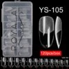 Royala 105 - Oval Long Half Frosted - Full Cover - Nageltips - Nepnagels - Plaknagels - In Assortimentsbox - 120 Stuks 12 Maten - Voor Gellak Acrylnagellak En PolyGel Nagels - Royala Frosted Tips Line 2 Royala 105 - Oval Long Half Frosted - Full Cover - Nageltips - Nepnagels - Plaknagels - In Assortimentsbox - 120 Stuks 12 Maten - Voor Gellak Acrylnagellak En PolyGel Nagels - Royala Frosted Tips Line -Modecosmetica Winkel 1104x1200