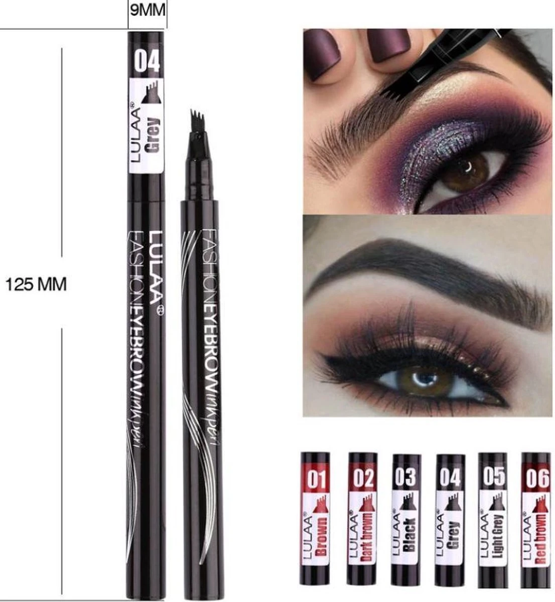 LULAA Microblade Pen - BRUIN - Watervaste Microblading Wenkbrauwpen - Waterproof Tattoo Pen - Make Up - Eyebrow Blading 7 LULAA Microblade Pen - BRUIN - Watervaste Microblading Wenkbrauwpen - Waterproof Tattoo Pen - Make Up - Eyebrow Blading - Image 5