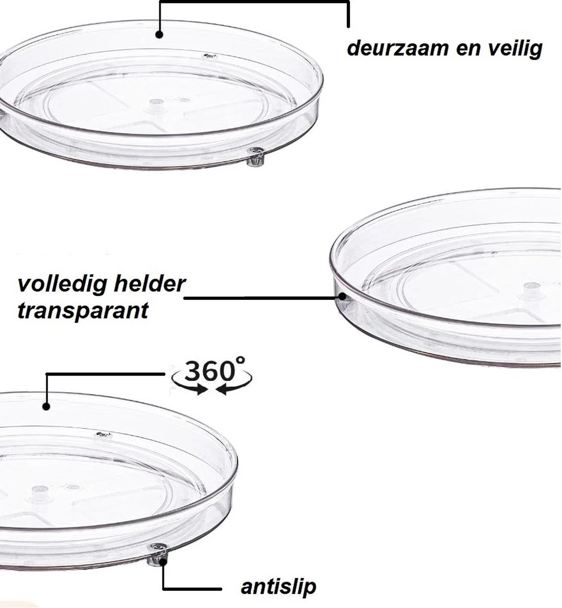 Make Up Organizer - 360° Draaibare Plateau - Make Up - Organizer - Orderner 7 Make Up Organizer - 360° Draaibare Plateau - Make Up - Organizer - Orderner - Image 5