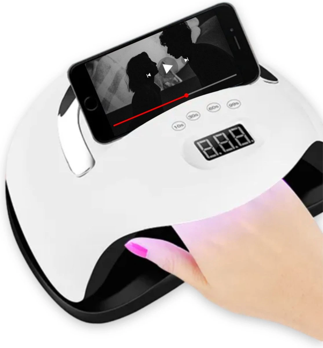 Rebela | Nageldroger | Gelnagels | GEL UV LED Nail Lamp 168w | UV Lamp Gelnagels | Led Nagellamp | Nageldroger | Wit 11 Rebela | Nageldroger | Gelnagels | GEL UV LED Nail Lamp 168w | UV Lamp Gelnagels | Led Nagellamp | Nageldroger | Wit - Image 9