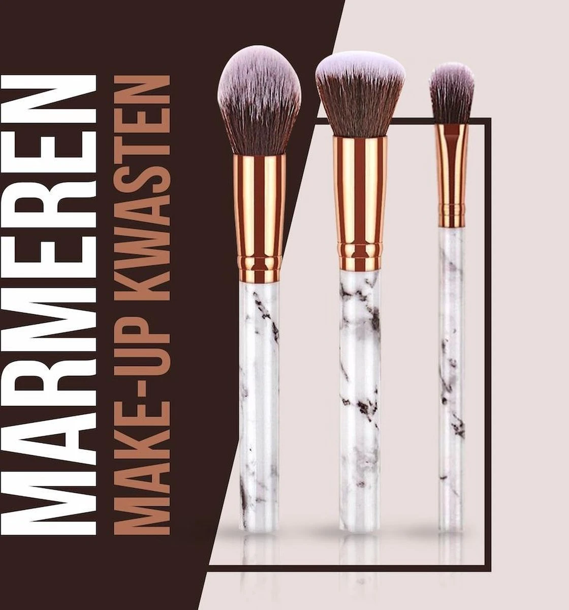 Luxe Make Up Kwasten Set - Make Up Brush - Oogschaduw – Beauty - Foundation Kwast - Poederkwast - Brush - Make Up - Cosmetica - Kwasten Set – Make Up Etui - Make Up Penselen Set – Make Up Set 5 Luxe Make Up Kwasten Set - Make Up Brush - Oogschaduw – Beauty - Foundation Kwast - Poederkwast - Brush - Make Up - Cosmetica - Kwasten Set – Make Up Etui - Make Up Penselen Set – Make Up Set - Image 3
