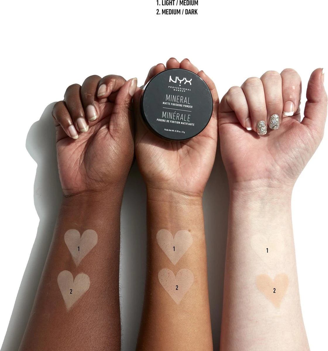 NYX Professional Makeup Mineral Finishing Powder Gezichtspoeder - Light/Medium MFP01 6 NYX Professional Makeup Mineral Finishing Powder Gezichtspoeder - Light/Medium MFP01 - Image 4