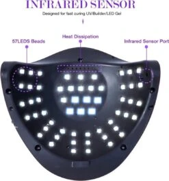 Professionele 180W LED Nageldroger Lamp - Gel Nagel Droger - 180W De Sterkste Nagellamp Op De Markt - Geschikt Voor Elke Nagel, Sneller Droger Voor Gel Polish Nail Apparatuur Automatische Sensor Nail Art Gereedschap Voor Vingernagel En Teennagel -Modecosmetica Winkel 1122x1200