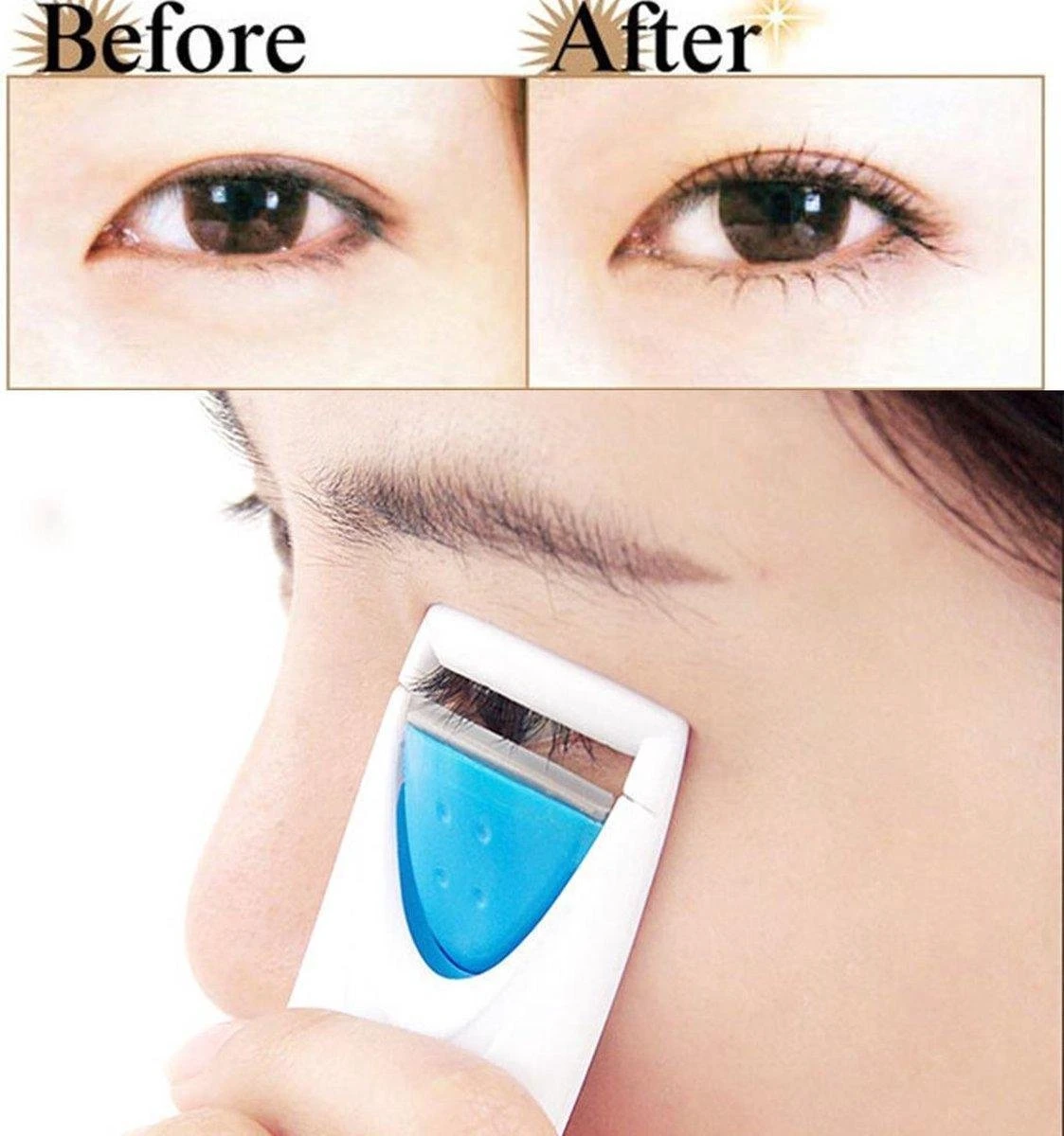 LOUZIR Verwarmde Wimperkuller- Elektrische Wimperkruller - Wimperkrultang - Make-up Accessoires Eyelash Curler - Lange Wimpers 4 LOUZIR Verwarmde Wimperkuller- Elektrische Wimperkruller - Wimperkrultang - Make-up Accessoires Eyelash Curler - Lange Wimpers - Image 2