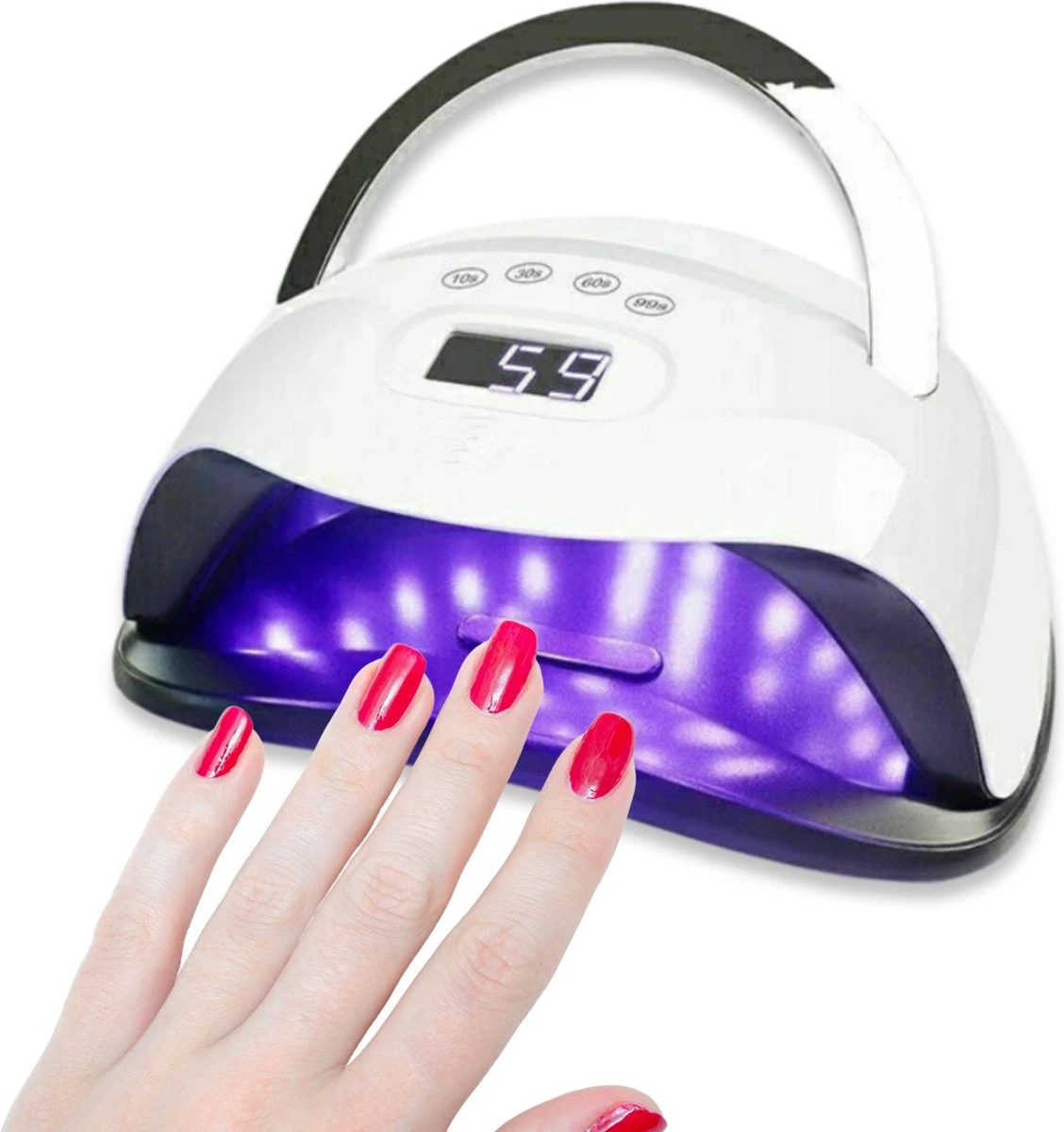 Rebela | Nageldroger | Gelnagels | GEL UV LED Nail Lamp 168w | UV Lamp Gelnagels | Led Nagellamp | Nageldroger | Wit 13 Rebela | Nageldroger | Gelnagels | GEL UV LED Nail Lamp 168w | UV Lamp Gelnagels | Led Nagellamp | Nageldroger | Wit - Image 11