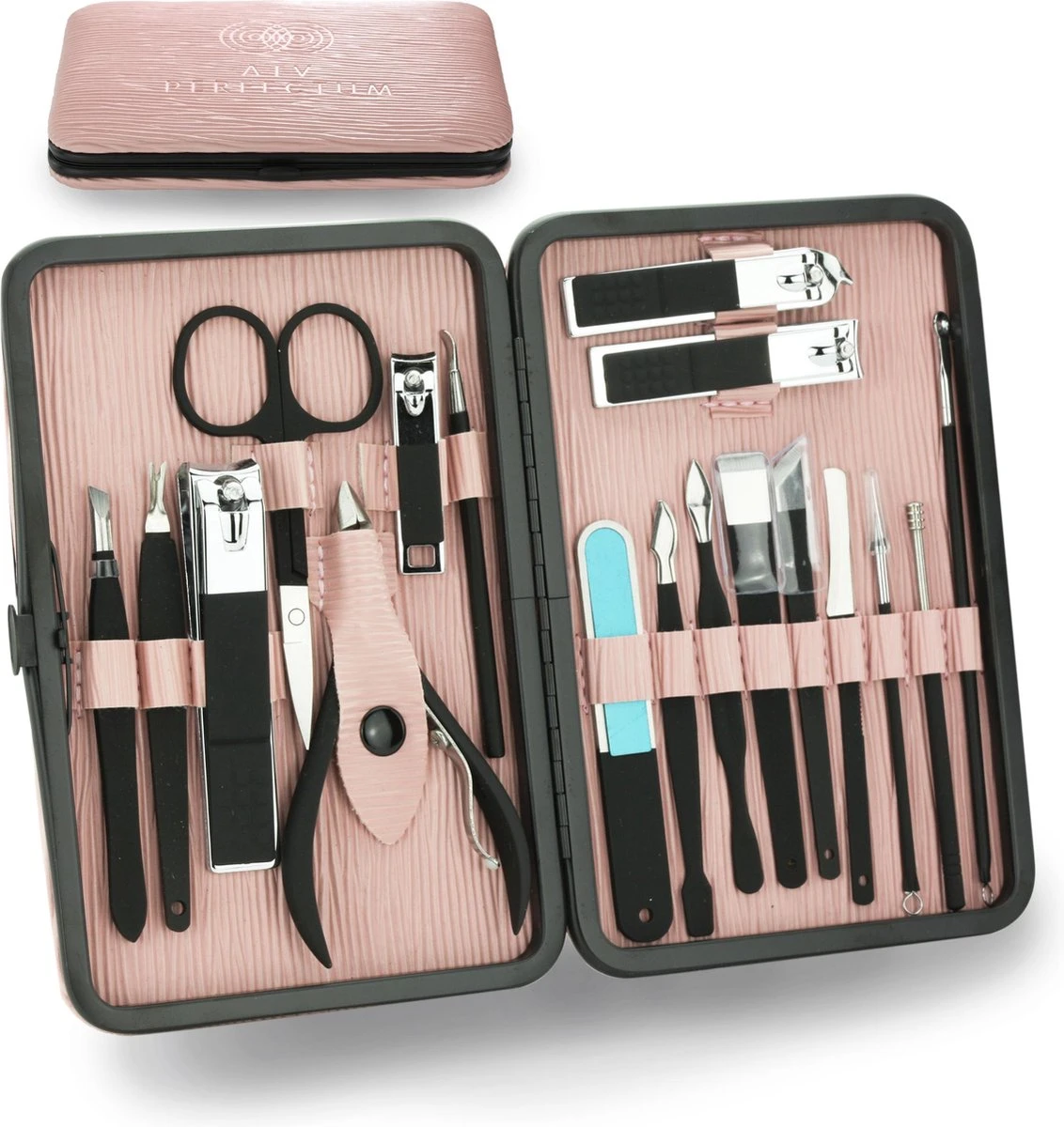 ATV PERFECTUM Luxe Manicure Pedicure & Gezichtsverzorging Set – 18 Delig – Inclusief Leren Opbergetui 3 ATV PERFECTUM Luxe Manicure Pedicure & Gezichtsverzorging Set – 18 Delig – Inclusief Leren Opbergetui