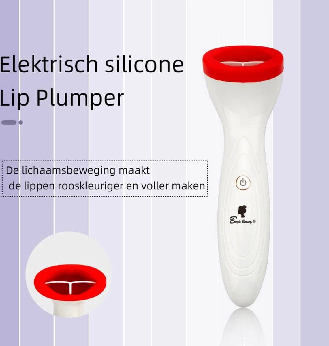 BenjaBeauty Lip Plumper - Lippen - Lipstick - Lippenbalsem - Rood - Wit 6 BenjaBeauty Lip Plumper - Lippen - Lipstick - Lippenbalsem - Rood - Wit - Image 4