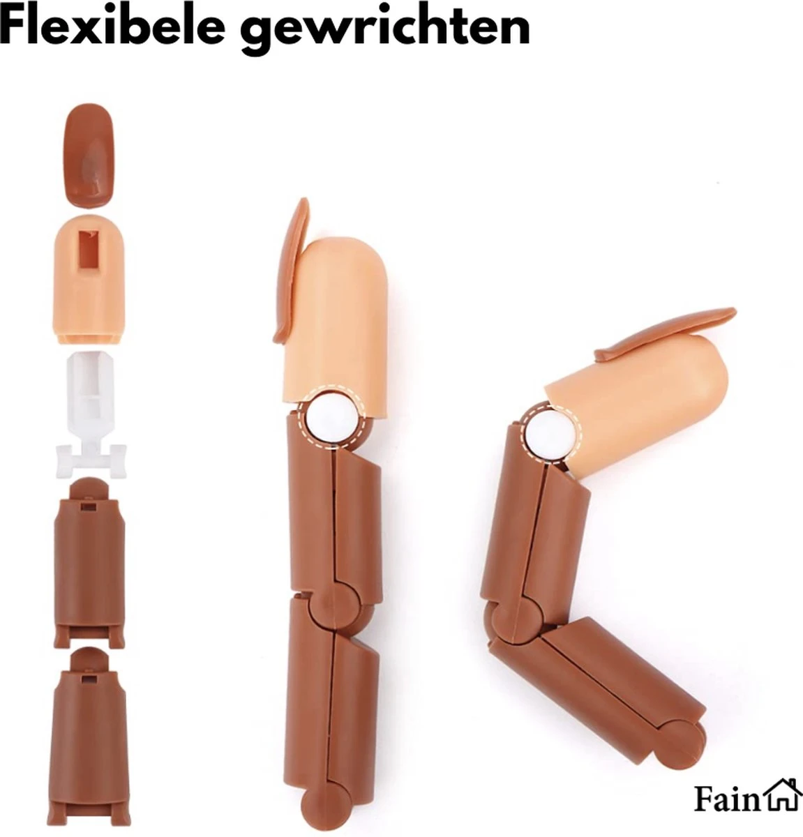 Oefenhand Voor Nagels – Nail Trainer Vinger – All-in-1 Set – Incl. 80 Kunstnagels – Nail Art – Nagel Set – Nail Trainer Hand 10 Oefenhand Voor Nagels – Nail Trainer Vinger – All-in-1 Set – Incl. 80 Kunstnagels – Nail Art – Nagel Set – Nail Trainer Hand - Image 8