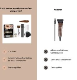 2 In 1 - Henna Wenkbrauwverf En Wimperverf - Bruin - Henna Brows - DIY Henna Brows Kit - Starterspakket 13 2 In 1 - Henna Wenkbrauwverf En Wimperverf - Bruin - Henna Brows - DIY Henna Brows Kit - Starterspakket -Modecosmetica Winkel 1152x1200 4
