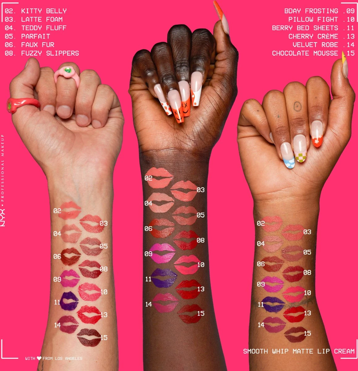 NYX Professional Makeup - Smooth Whip Matte Lip Cream Birthday Frosting - Vloeibare Lippenstift - 4ML 5 NYX Professional Makeup - Smooth Whip Matte Lip Cream Birthday Frosting - Vloeibare Lippenstift - 4ML - Image 3