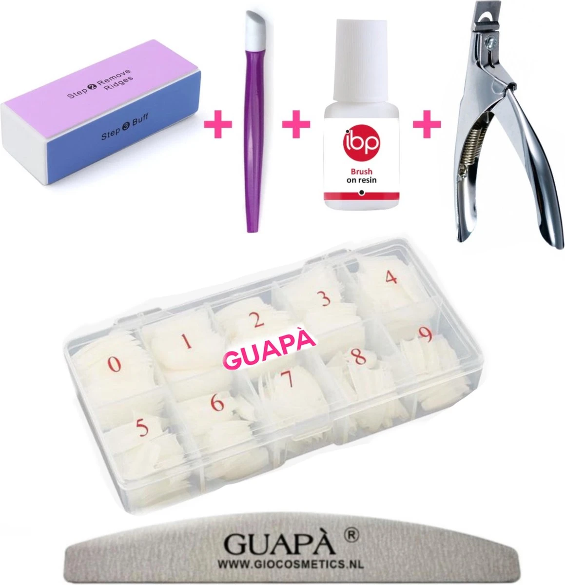 GUAPÀ® Nepnagels Met Nageltips En Nagellijm | Plaknagels | Kunstnagels | Nagelverlenging | Polygel | Naturel 100 Stuks 3 GUAPÀ® Nepnagels Met Nageltips En Nagellijm | Plaknagels | Kunstnagels | Nagelverlenging | Polygel | Naturel 100 Stuks