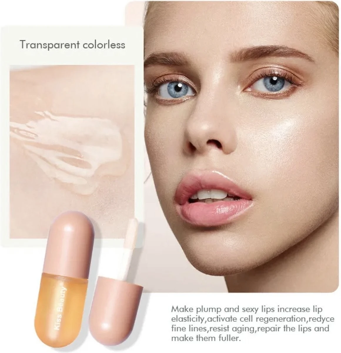 Natuurlijke Lip Plumper|Gember Extract & Vitamine E - Vollere Lippen - Lip Care - Lip Filler - Full Lips - Volume Van Je Lippen- Herstellende Lippen- Lipgloss Intense- Lip Maximizer - Mint Extract & Vitamine E- Selfcare - Extreme Lipgloss 4 Natuurlijke Lip Plumper|Gember Extract & Vitamine E - Vollere Lippen - Lip Care - Lip Filler - Full Lips - Volume Van Je Lippen- Herstellende Lippen- Lipgloss Intense- Lip Maximizer - Mint Extract & Vitamine E- Selfcare - Extreme Lipgloss - Image 2