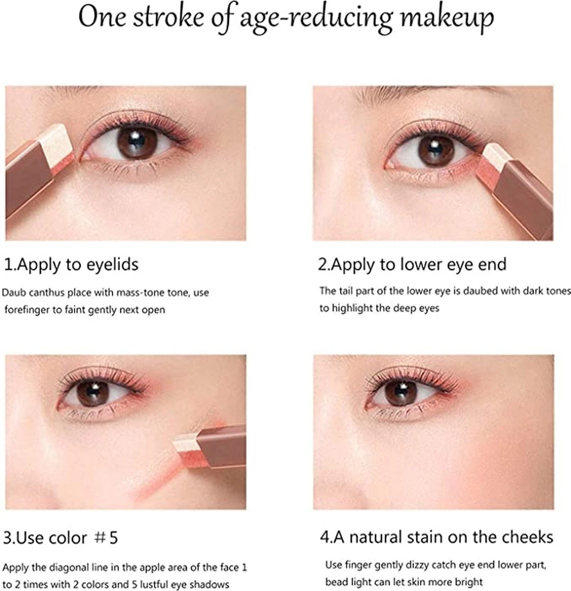 Goods4you Duo Color Gradient Oogschaduw Stick #3 6 Goods4you Duo Color Gradient Oogschaduw Stick #3 - Image 4