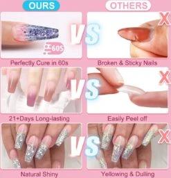 Merkloos Nagels Set - 8 Kleuren - Nagels Starter Set - Met Toplaag, Basislaag, Slipoplossing, Nagelverlengingsgel, Gel Builder - Voor DIY Voor Beginners - Beste Cadeau 19 Merkloos Nagels Set - 8 Kleuren - Nagels Starter Set - Met Toplaag, Basislaag, Slipoplossing, Nagelverlengingsgel, Gel Builder - Voor DIY Voor Beginners - Beste Cadeau -Modecosmetica Winkel 1160x1200 4