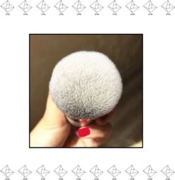 Merkloos EPIN | Poederkwast | Foundation Kwast | Powder Brush | Make-up Kwast | Zwart Met Goud -Modecosmetica Winkel 1164x1200 17