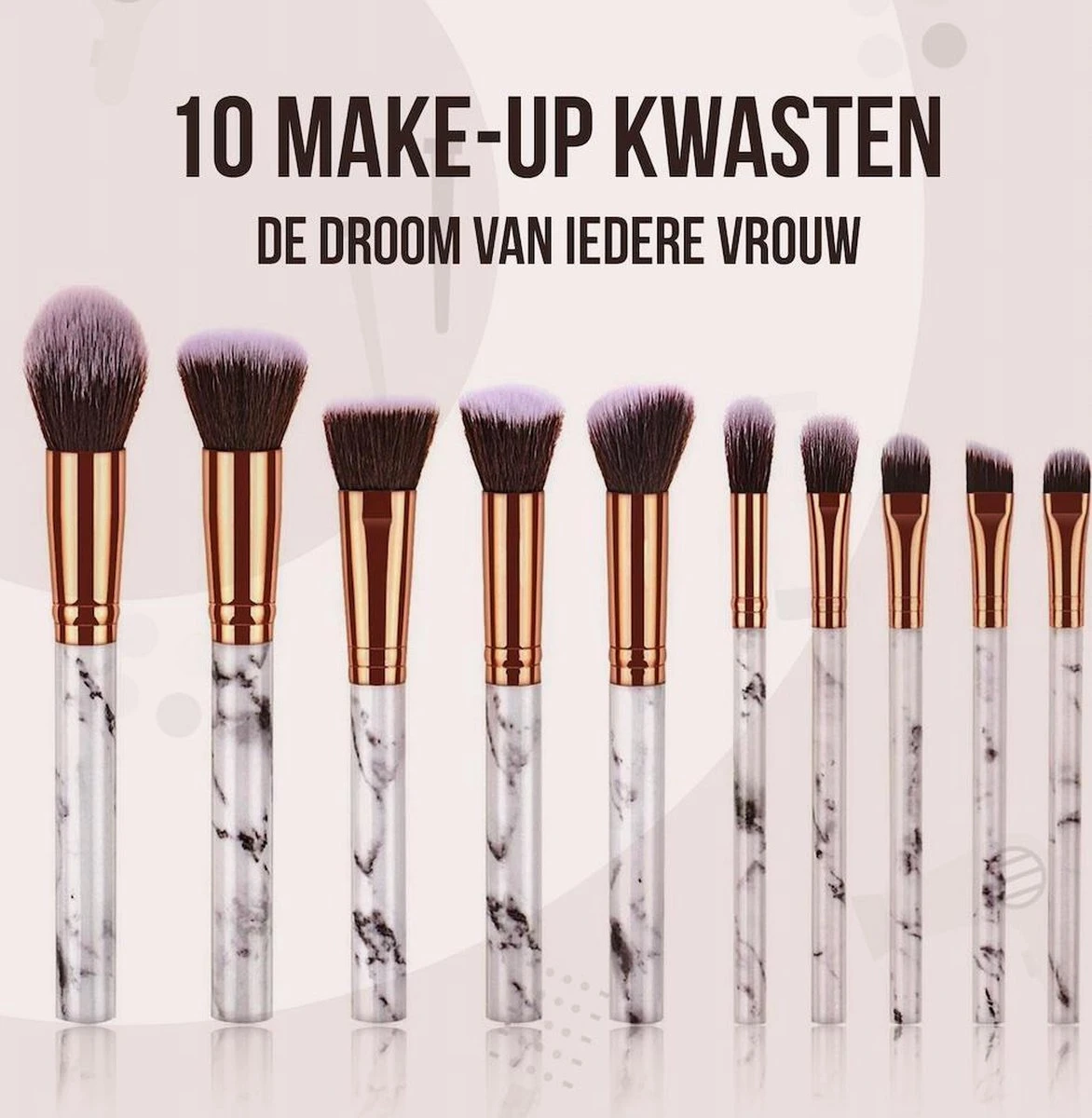 Luxe Make Up Kwasten Set - Make Up Brush - Oogschaduw – Beauty - Foundation Kwast - Poederkwast - Brush - Make Up - Cosmetica - Kwasten Set – Make Up Etui - Make Up Penselen Set – Make Up Set 4 Luxe Make Up Kwasten Set - Make Up Brush - Oogschaduw – Beauty - Foundation Kwast - Poederkwast - Brush - Make Up - Cosmetica - Kwasten Set – Make Up Etui - Make Up Penselen Set – Make Up Set - Image 2