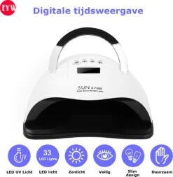 Nageldroger - Nageldrogers - 80 Watt UV LED Lamp Nagels - 45 Leds - Nagellak Droger - UV LED Lamp - Nagellamp - Nail Dryer - Nageldroger Voor Gel Nagellak - Gewone Nagellak - Wit 13 Nageldroger - Nageldrogers - 80 Watt UV LED Lamp Nagels - 45 Leds - Nagellak Droger - UV LED Lamp - Nagellamp - Nail Dryer - Nageldroger Voor Gel Nagellak - Gewone Nagellak - Wit -Modecosmetica Winkel 1172x1200 2