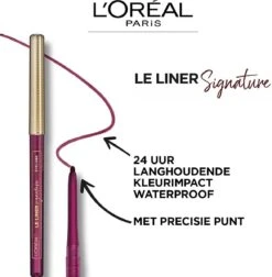 L’Oréal Paris Make-Up Designer Le Liner Signature 08 Taupe Grey Tweed – Grijs Waterproof Oogpotlood - 5,4 Gr. -Modecosmetica Winkel 1174x1200 14