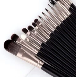 Evvie 20-delige Make-up Kwasten Set - Rosé Zwart 12 Evvie 20-delige Make-up Kwasten Set - Rosé Zwart -Modecosmetica Winkel 1179x1200 11