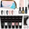 Luneya Polygel Kit - Black Pink Edition - 6 Kleuren - Polygel Nagels Starterspakket - Tasje - Incl. UV LED Lamp -Modecosmetica Winkel 1180x1200 1