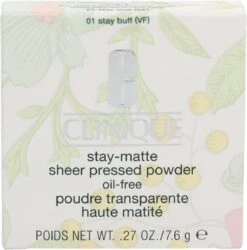 Clinique - STAY MATTE SHEER Powder 01-stay Buff 7.6 Gr -Modecosmetica Winkel 1185x1200 5