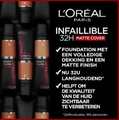 L’Oréal Paris Infaillible 32H Matte Cover Foundation - 320 - Foundation Met Een Volledige Dekking En Een Matte Finish - 30 Ml -Modecosmetica Winkel 1188x1200 10