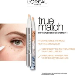 L’Oréal Paris - True Match Eye-Cream In A Concealer - 1-2R Rose Porcelain 14 L’Oréal Paris - True Match Eye-Cream In A Concealer - 1-2R Rose Porcelain -Modecosmetica Winkel 1189x1200 6