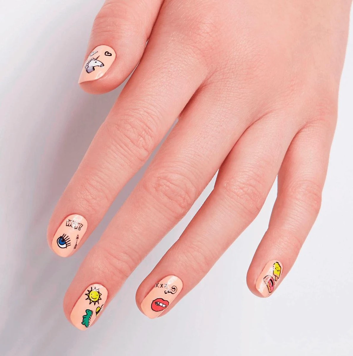 Essence Cosmetics Nagelsticker Hey, BE HAPPY - Nail Stickers (57 St) 4 Essence Cosmetics Nagelsticker Hey, BE HAPPY - Nail Stickers (57 St) - Image 2
