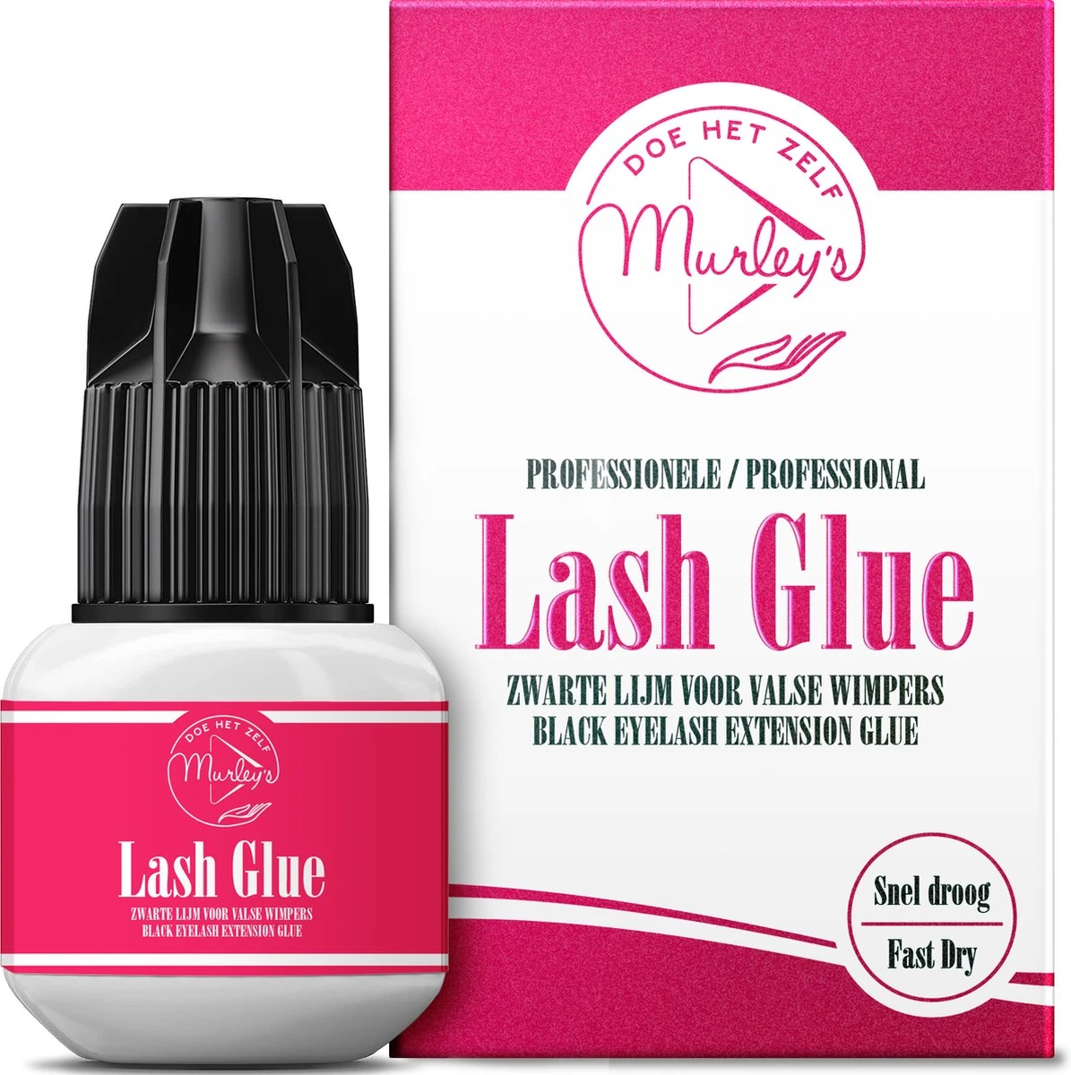 MURLEY'S Wimperlijm- Wimperextensions Lijm - Lash Glue - Zwart - Eenmalig Aanbrengen Voor Wekenlang Plezier - Perfecte Wimpers 3 MURLEY'S Wimperlijm- Wimperextensions Lijm - Lash Glue - Zwart - Eenmalig Aanbrengen Voor Wekenlang Plezier - Perfecte Wimpers