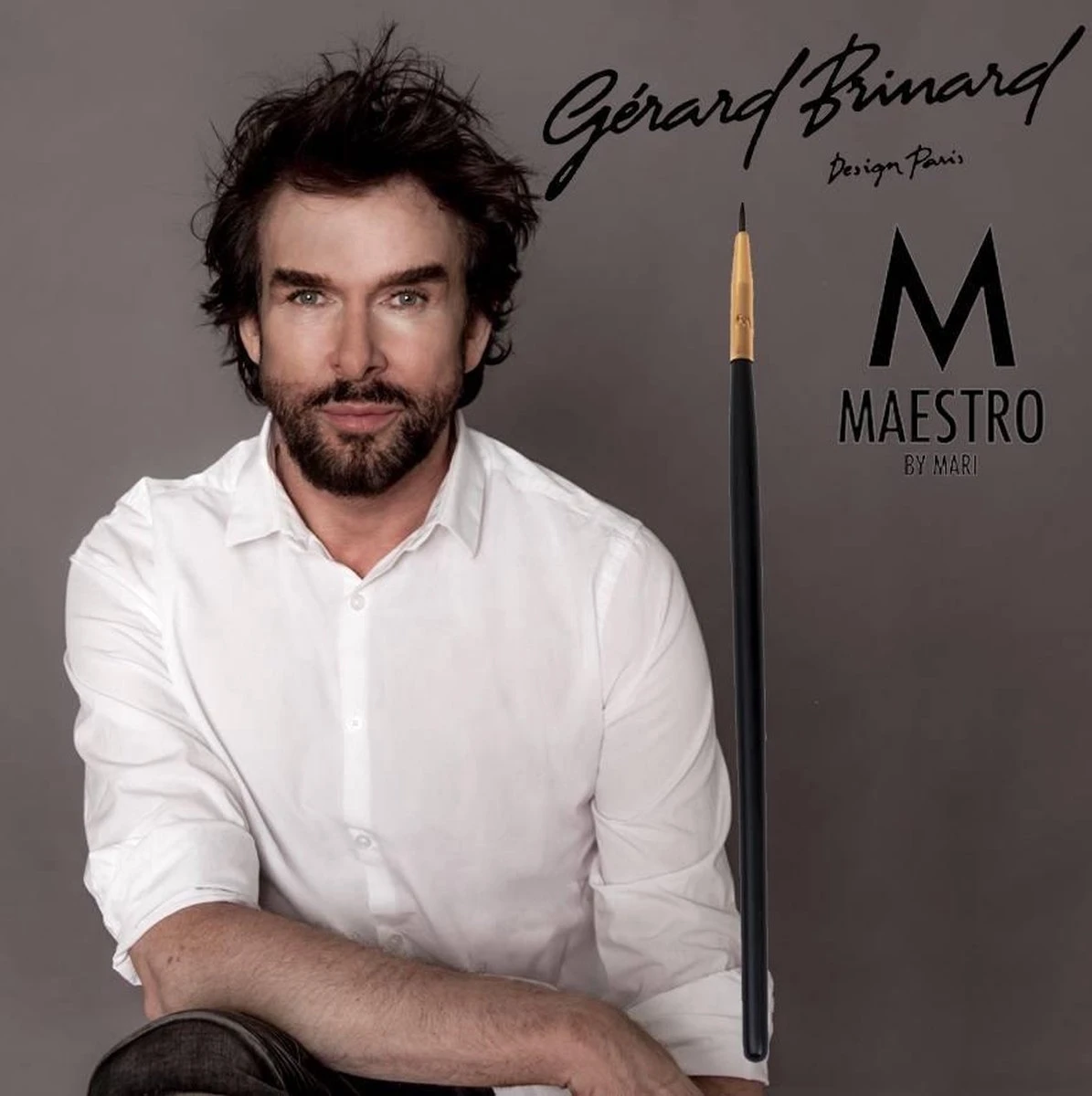 Maestro By Mari Make-up Kwast Eyeliner Penseel Rose Goud - Synthetisch 4 Maestro By Mari Make-up Kwast Eyeliner Penseel Rose Goud - Synthetisch - Image 2