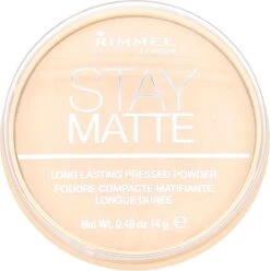 Rimmel London Stay Matte Pressed Powder - 001 Transparent - Powder -Modecosmetica Winkel 1195x1200 8