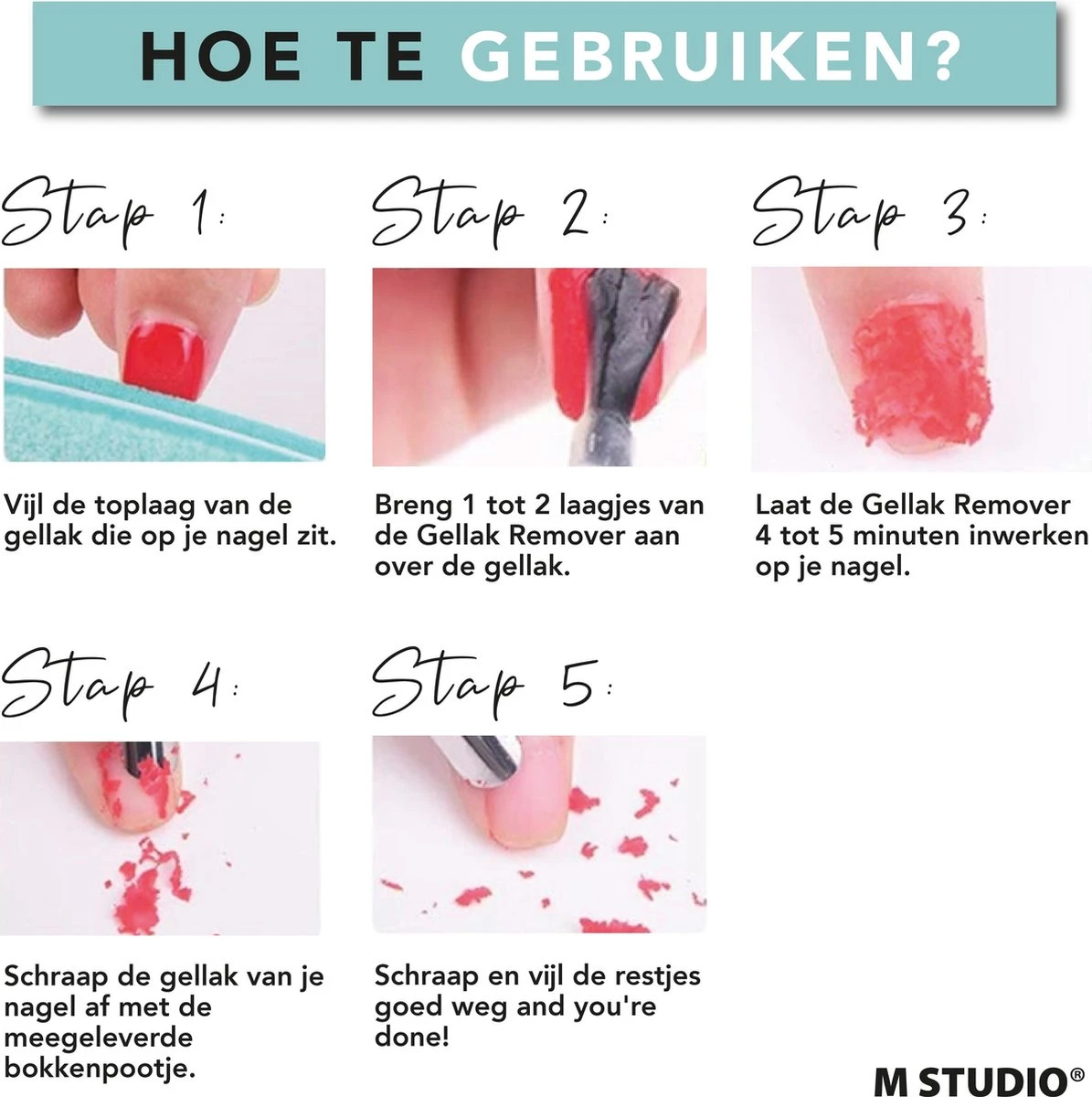 Rosalind Gellak Remover - 15ml - Met Nagelvijl En Bokkenpootje 4 Rosalind Gellak Remover - 15ml - Met Nagelvijl En Bokkenpootje - Image 2