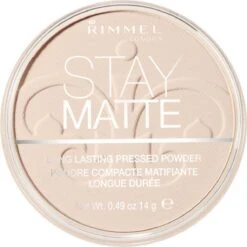 Rimmel London Stay Matte Pressed Powder - 001 Transparent - Powder -Modecosmetica Winkel 1198x1200 23